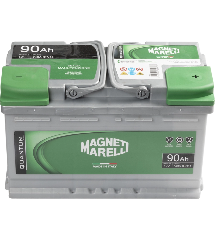 Magneti marelli batteria per auto 90ah 12v 740a en1 per cassetta l4